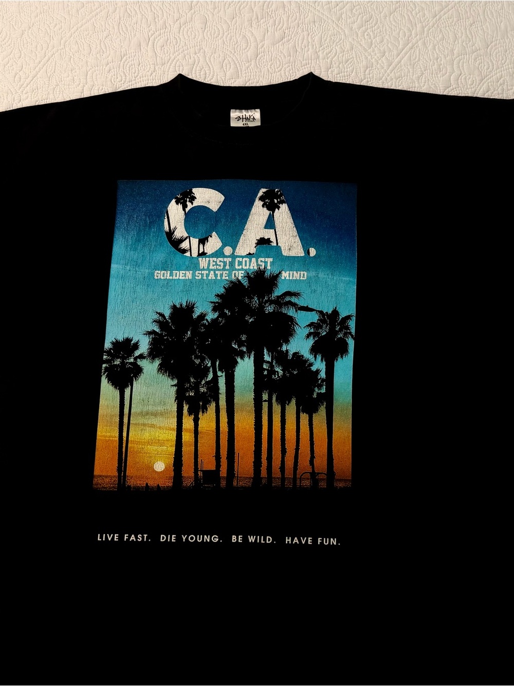 Shaka Wear | Size 4XL | Super Max Heavy | California West Coast Graphic Tee